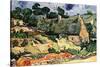 Shelters In Cordeville-Vincent van Gogh-Stretched Canvas