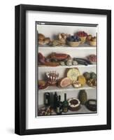 Shelves of Food-null-Framed Premium Photographic Print