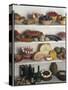 Shelves of Food-null-Stretched Canvas