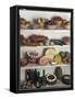 Shelves of Food-null-Framed Stretched Canvas