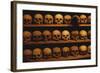 Shelves of Monk Skulls at Great Meteoron Ossuary-Paul Souders-Framed Photographic Print