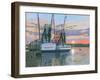 Shem Creek Shrimpers Charleston-Richard Harpum-Framed Art Print