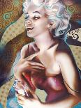 Marilyn: Red Lips-Shen-Art Print