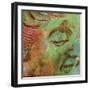 Shen Zen Buddha-Ricki Mountain-Framed Art Print