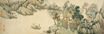 Invitation to Reclusion at Chaisang, 1649-Shen Zhou-Framed Stretched Canvas