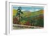 Shenandoah Nat'l Park, Virginia - Scenic Autumn View from Skyline Drive, c.1956-Lantern Press-Framed Art Print