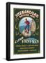 Shenandoah National Park, Virginia - Climb Stony Man-Lantern Press-Framed Premium Giclee Print