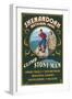Shenandoah National Park, Virginia - Climb Stony Man-Lantern Press-Framed Premium Giclee Print