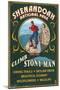 Shenandoah National Park, Virginia - Climb Stony Man-Lantern Press-Mounted Premium Giclee Print