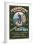Shenandoah National Park, Virginia - Climb Stony Man-Lantern Press-Framed Art Print