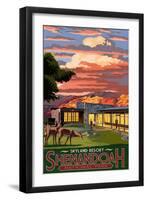 Shenandoah National Park, Virginia - Skyland Resort-Lantern Press-Framed Art Print