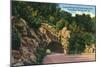 Shenandoah National Park, Virginia, Skyline Drive View of Tunnel through Solid Rock-Lantern Press-Mounted Art Print