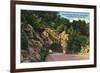 Shenandoah National Park, Virginia, Skyline Drive View of Tunnel through Solid Rock-Lantern Press-Framed Art Print