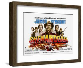 Shenandoah, UK Movie Poster, 1965-null-Framed Art Print