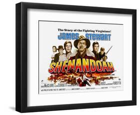 Shenandoah, UK Movie Poster, 1965-null-Framed Art Print