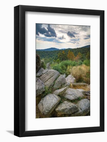 Shenandoah vista, Blue Ridge Parkway, Smoky Mountains, USA.-Anna Miller-Framed Photographic Print