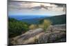 Shenandoah vista, Blue Ridge Parkway, Smoky Mountains, USA.-Anna Miller-Mounted Photographic Print