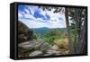 Shenandoah vista, Blue Ridge Parkway, Smoky Mountains, USA.-Anna Miller-Framed Stretched Canvas