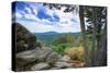 Shenandoah vista, Blue Ridge Parkway, Smoky Mountains, USA.-Anna Miller-Stretched Canvas