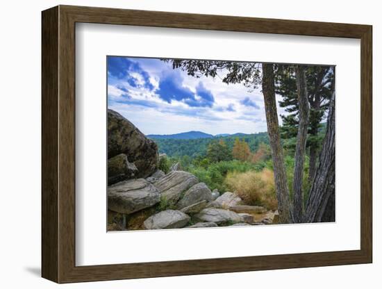 Shenandoah vista, Blue Ridge Parkway, Smoky Mountains, USA.-Anna Miller-Framed Photographic Print