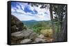 Shenandoah vista, Blue Ridge Parkway, Smoky Mountains, USA.-Anna Miller-Framed Stretched Canvas