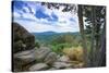 Shenandoah vista, Blue Ridge Parkway, Smoky Mountains, USA.-Anna Miller-Stretched Canvas