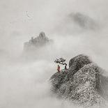 A Girl and Bear Grass-Shenshen Dou-Photographic Print