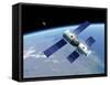 Shenzhou 5 Spaceflight, Artwork-Detlev Van Ravenswaay-Framed Stretched Canvas