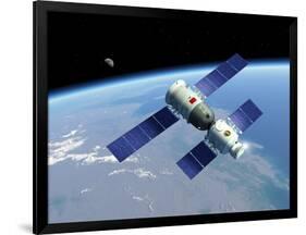 Shenzhou 5 Spaceflight, Artwork-Detlev Van Ravenswaay-Framed Photographic Print