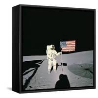 Shepard Moon Walk-null-Framed Stretched Canvas