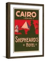 Shepheard's Hotel, Cairo, Egypt-null-Framed Art Print