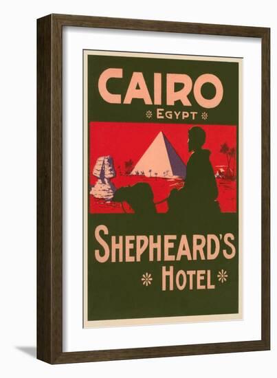 Shepheard's Hotel, Cairo, Egypt-null-Framed Art Print