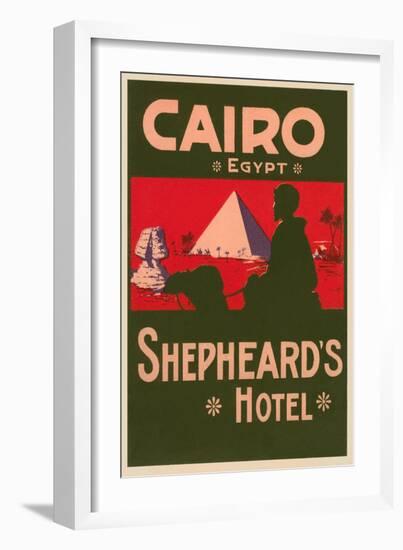 Shepheard's Hotel, Cairo, Egypt-null-Framed Art Print