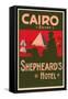 Shepheard's Hotel, Cairo, Egypt-null-Framed Stretched Canvas