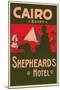 Shepheard's Hotel, Cairo, Egypt-null-Mounted Art Print