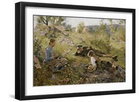 Shepherd, 1882-Fritz Thaulow-Framed Giclee Print