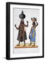 Shepherd and His Wife Carrying Milk, India, 1834-null-Framed Giclee Print