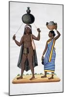 Shepherd and His Wife Carrying Milk, India, 1834-null-Mounted Giclee Print