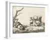 Shepherd and Shepherdess with Cattle, 1653-Adriaen van de Velde-Framed Giclee Print