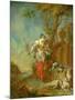 Shepherd and Shepherdess-Januarius Zick-Mounted Giclee Print