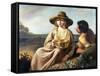 Shepherd and Shepherdess-Abraham Bloemaert-Framed Stretched Canvas