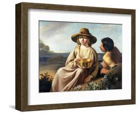 Shepherd and Shepherdess-Abraham Bloemaert-Framed Giclee Print