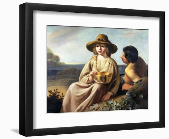 Shepherd and Shepherdess-Abraham Bloemaert-Framed Giclee Print