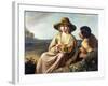 Shepherd and Shepherdess-Abraham Bloemaert-Framed Giclee Print