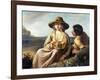 Shepherd and Shepherdess-Abraham Bloemaert-Framed Giclee Print