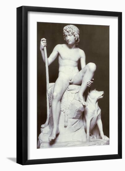 Shepherd Boy, 1817-Bertel Thorvaldsen-Framed Giclee Print