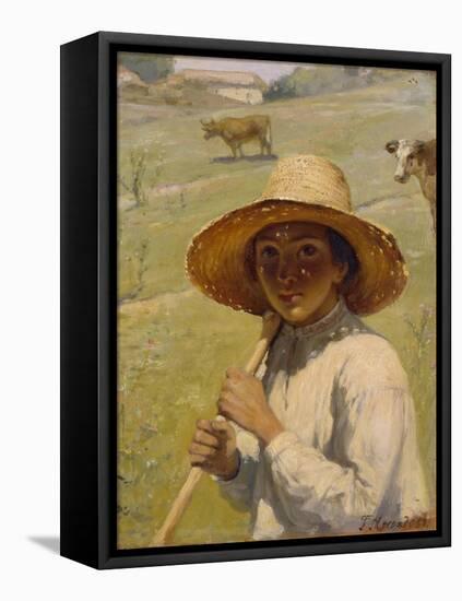 Shepherd Boy, 1909-Grigori Grigoryevich Myasoedov-Framed Stretched Canvas