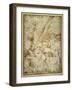 Shepherd Boy Holding a Pipe, Resting under a Tree with His Dog Among their Flock-Parmigianino-Framed Giclee Print