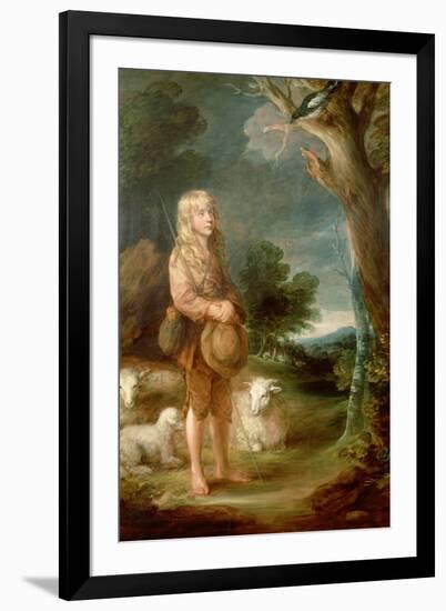 Shepherd Boy Listening to a Magpie-Thomas Gainsborough-Framed Giclee Print