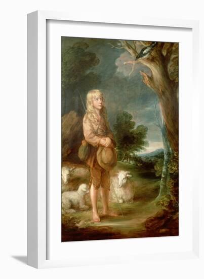 Shepherd Boy Listening to a Magpie-Thomas Gainsborough-Framed Giclee Print